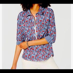 Tommy Hilfiger quarter zip collar shirt